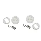 2 шт. лодка 2 дюйма Белая нейлоновая напольная защелка подъемная ручка с застежкой для яхты