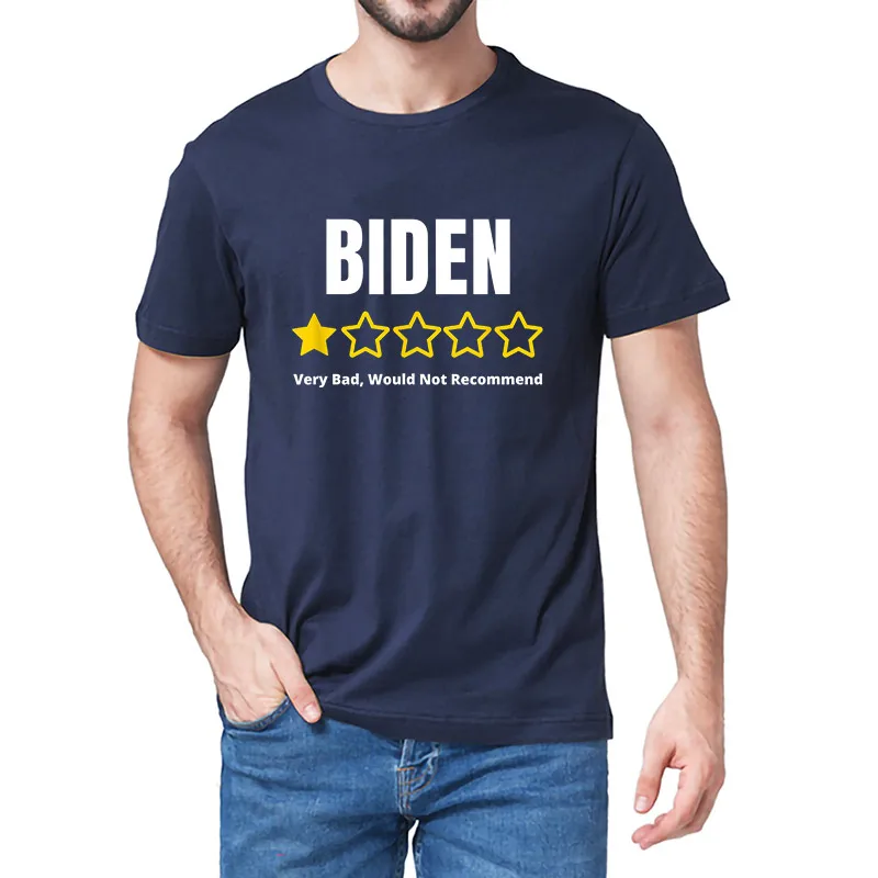 

Biden обзор рейтинг 1 звезда очень плохая, не рекомендую Премиум Анти Джо Biden забавная Мужская 100% хлопковая новая футболка унисекс
