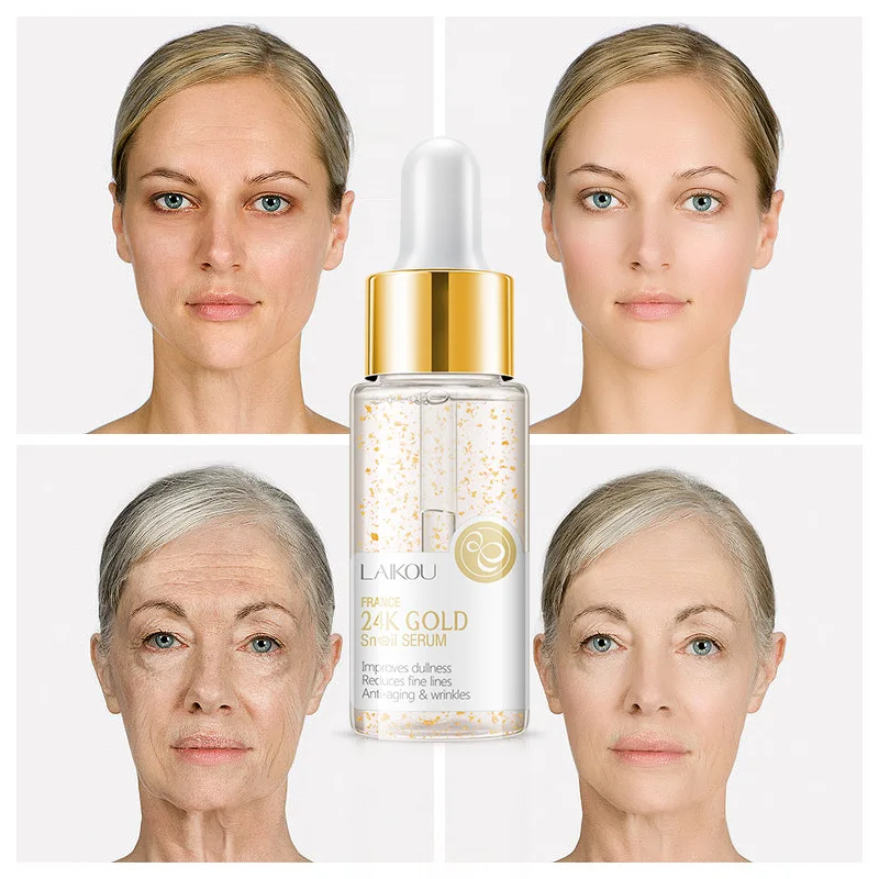 Сыворотка для лица с эссенцией улиток Антивозрастная против морщин уменьшение