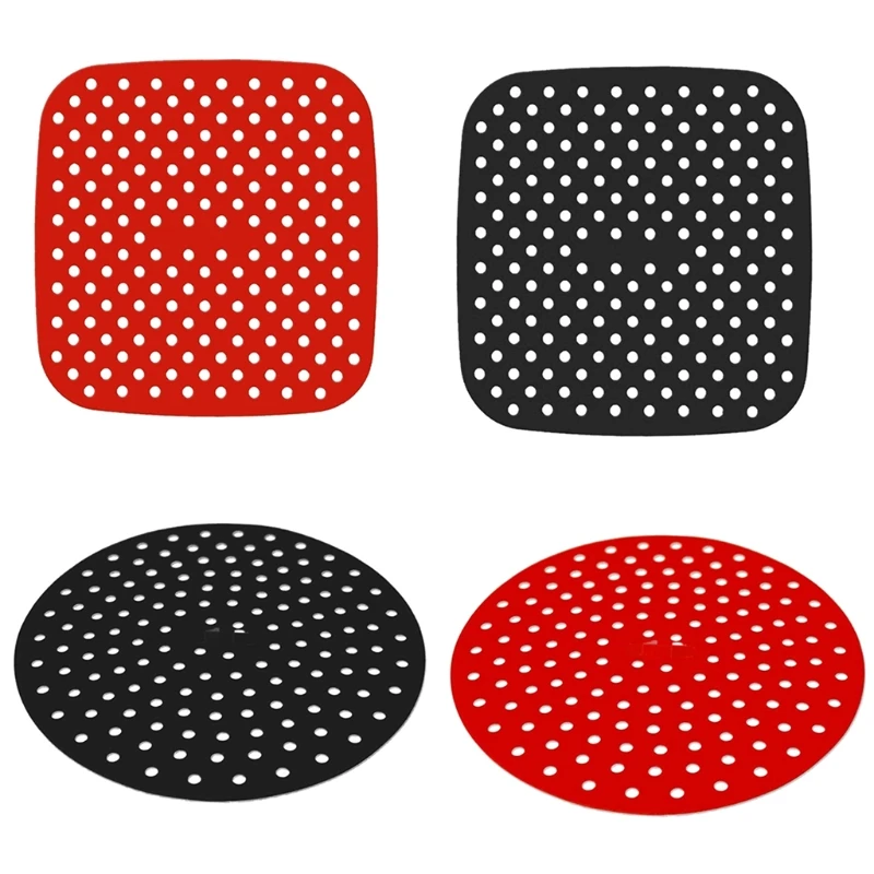 

Reusable Silicone Antiskid Air Fryer Pad Make the Airflow Around the Food Evenly Distribute the Heat Non-toxic Durable
