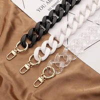 2022 new diy acrylic 15 7 crafts clutches fashionable strap large chain handles replacement purse handbag luxury handbags