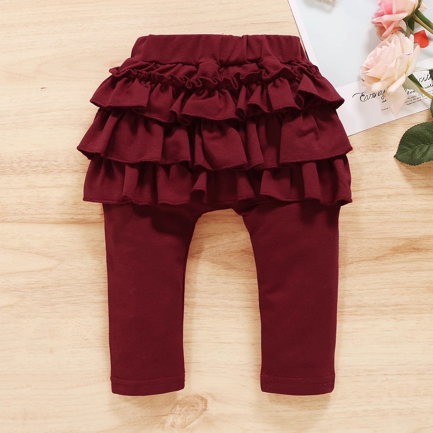 Baby Girl Spring Clothes Long Sleeve Ruffles Heart Top And Cute Pants Headband Toddler Girl Outfits Set 2021 Hot Sale Hoodies