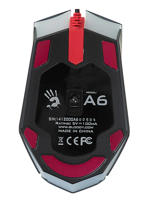 Мышь проводная A4 Bloody A6 оптическая/4000dpi/USB 3.0 | Компьютеры и офис