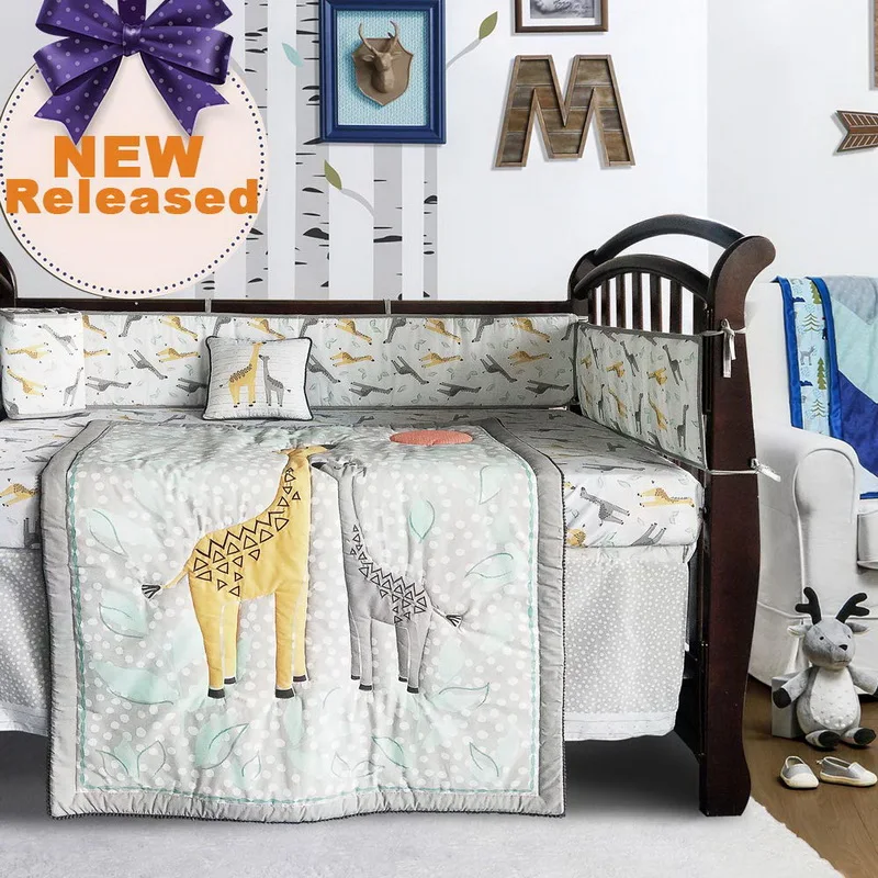 LOOZYKIT комплект из пяти предметов мягкие постельные принадлежности для младенцев