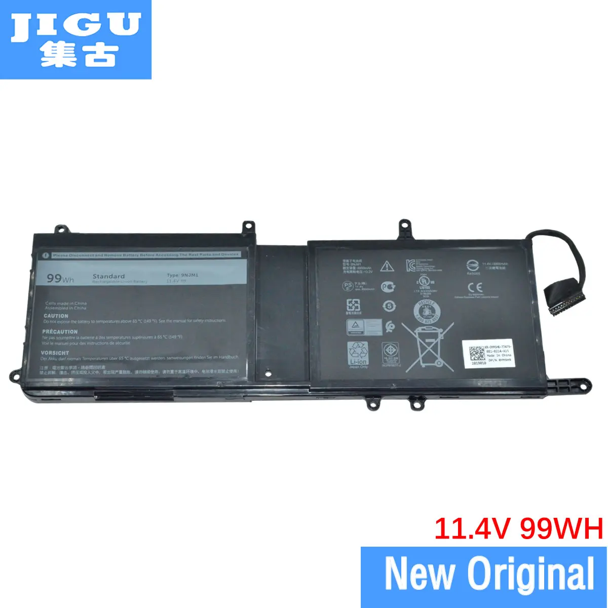 Оригинальный аккумулятор JIGU 11 4 в 99 Втч для ноутбука 01D82 9NJM1 MG2YH Dell Alienware 17 R4 ALW17C D1738
