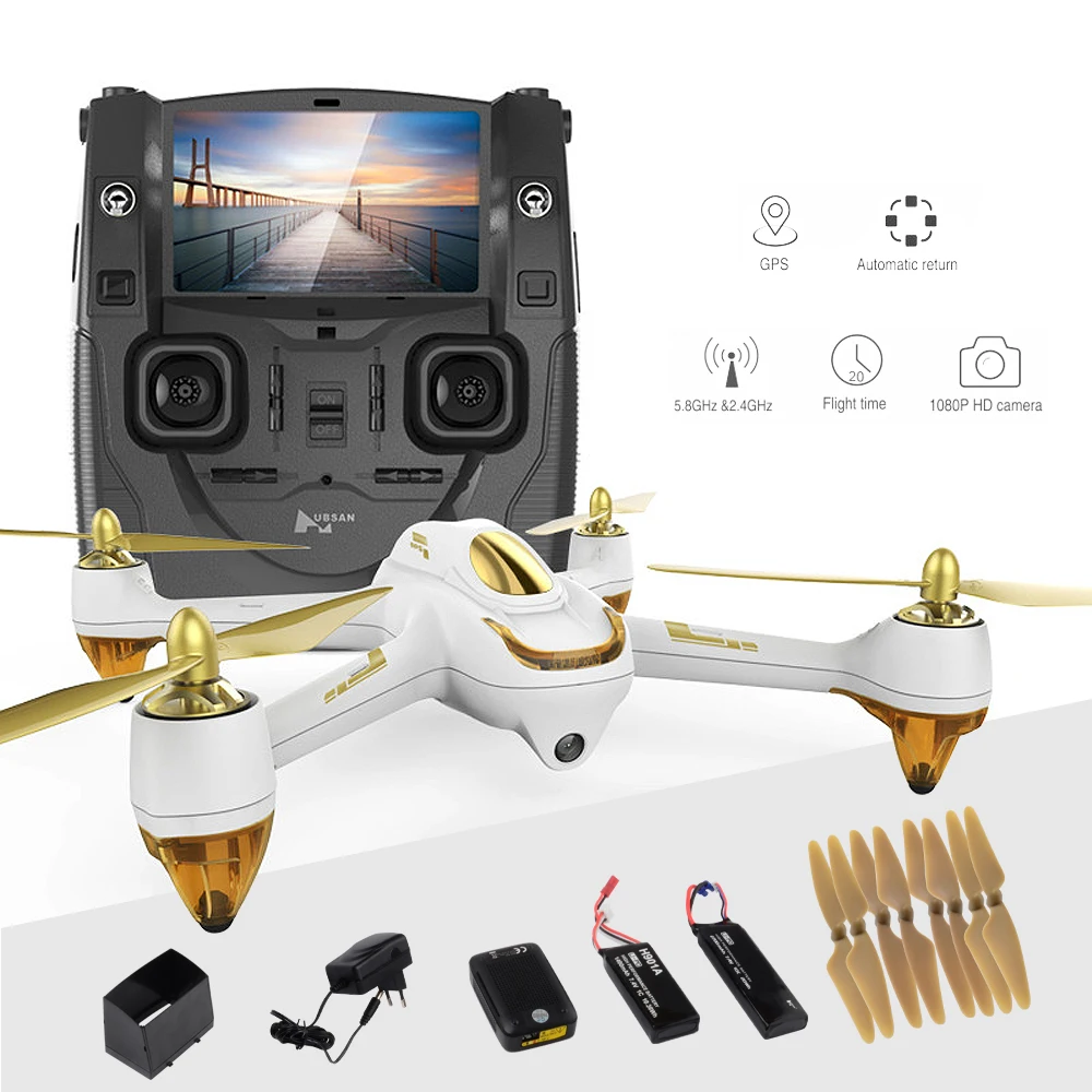 Камера Hubsan H501S X4 Pro 5 8G FPV Стандартный с четырехосевым позиционированием GPS
