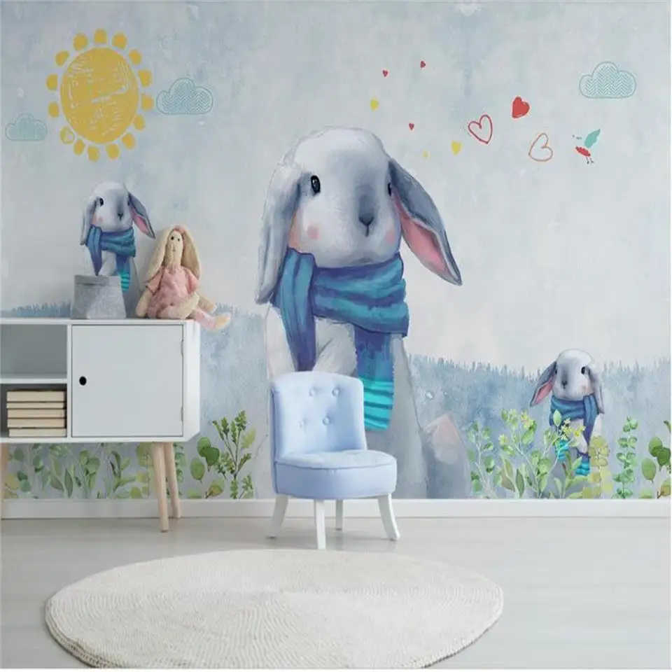 Пользовательские 3d фото обои роспись Гостиная Детская комната простая ручная