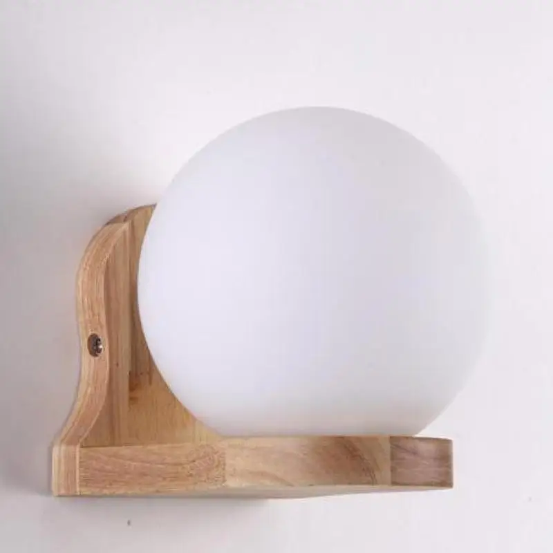 Современный прикроватный настенный светильник деревянный светодиодный s Luminarias De