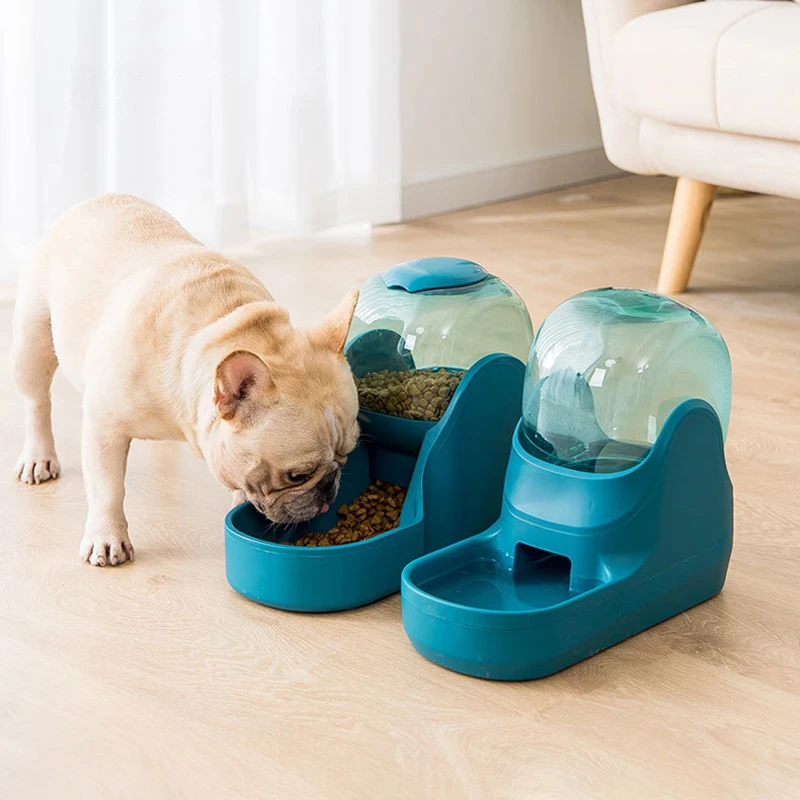 

3.8L Pet Bowl Automatic Feeder Cat Drinker 1.8KG Dog Bowl Cat And Dog Basin Food Feeding Container Pet Supplies For Cats And Dog