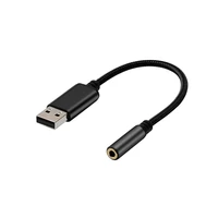 2in1 usb to 3 5mm audio cable usb computer aux headphone adapter cable converter for apple beats earphones