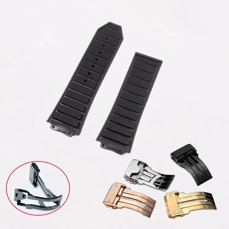 

Ремешок силиконовый для часов, складной спортивный браслет для Hublot, 24 мм 19 мм * 29 мм, резиновый браслет для женщин, аксессуары для часов