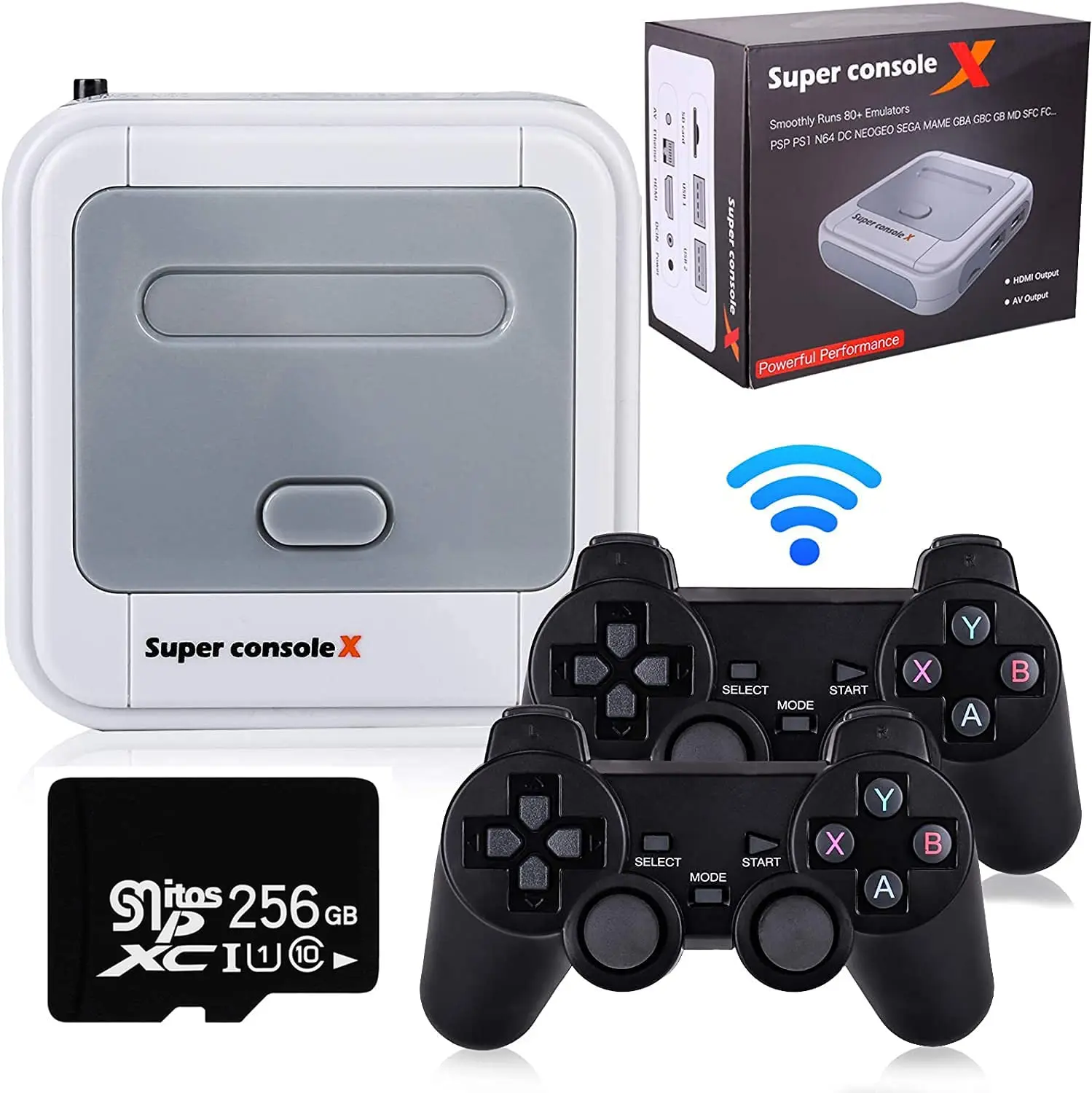 

Ретро Мини ТВ приставка игровой плеер для PS1/N64/DC 4K HD супер игровая консоль X Pro 50 + Эмулятор Amlogic S905X WiFi игры для PS1