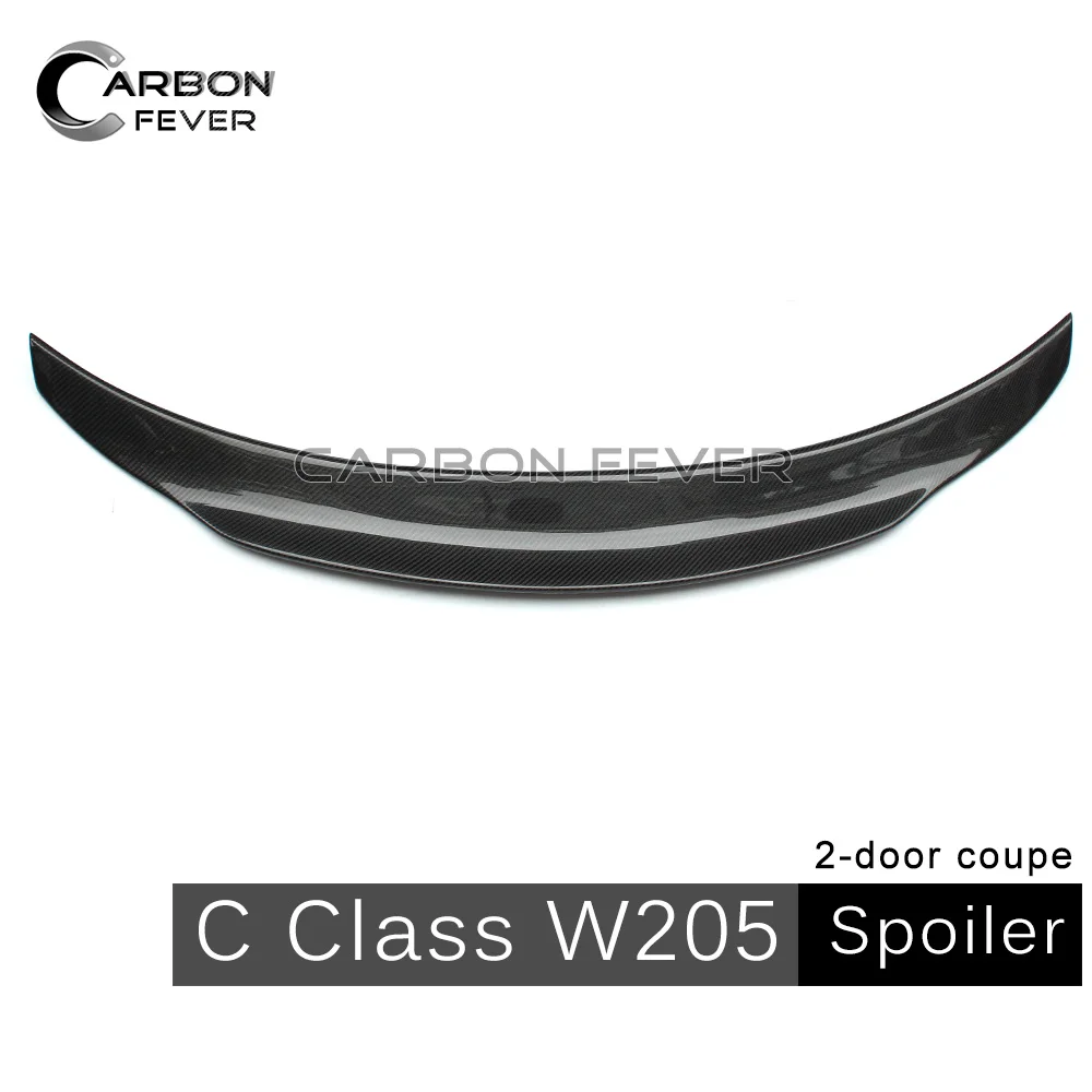 Для W205 спойлер багажника из углеродного волокна заднего крыла C Class Coupe 2015 + |