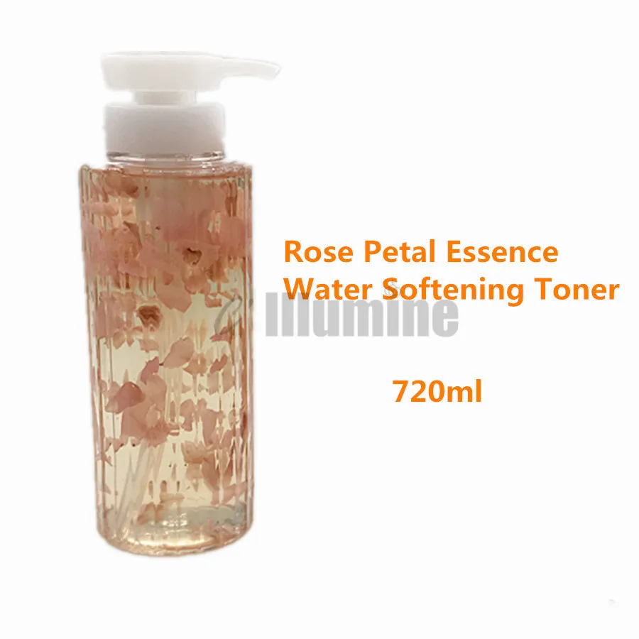 Rose Petal Essence Water Softening Toner Moisturizing Replenishing Water Refining Pores Controlling Oil 720ml