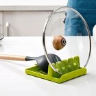 Пластиковый Подставка для ложки без капель, органайзер для кухонной утвари, подставка для крышки кастрюли, стойка для хранения посуды