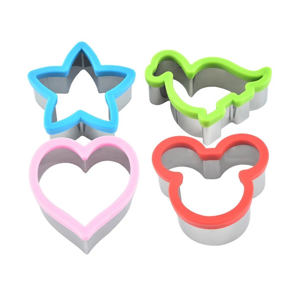 1 шт. сэндвич резак для детей в форме животного динозавра Звезды Сердца Форма