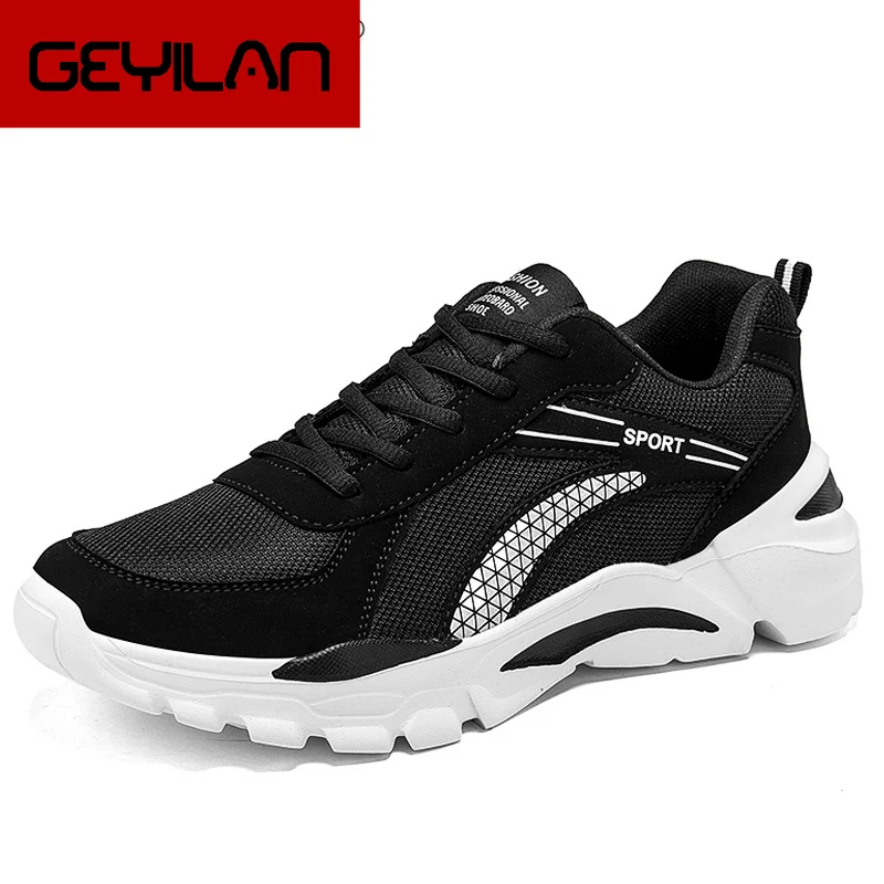 

Кроссовки мужские на шнуровке, легкие дышащие Сникерсы для ходьбы, повседневная обувь, лето 2020