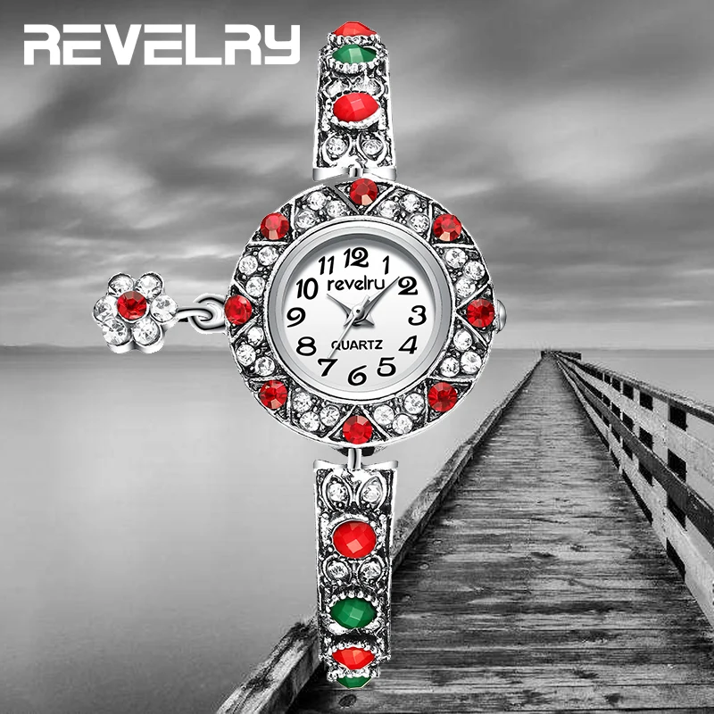 Женские ВИНТАЖНЫЕ КВАРЦЕВЫЕ ЧАСЫ 2019 циферблат из красной смолы блестящие