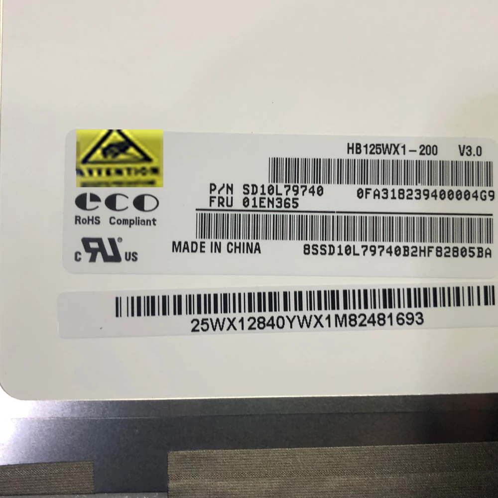HB125WX1-200 12 5 дюйма 1366X768 30pin EDP LCD B125XTN01.0 LP125WH2-TPH1 для lenovo x240 x240s P/N SD10L79740 FRU 01EN365 04X1765