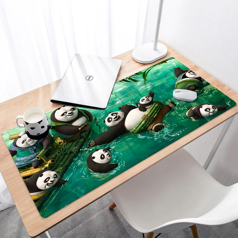 

KungFu Panda Rubber Mouse Durable Desktop Mousepad DIY Design Super Grande Large Size Game Non Slip Mouse Pad