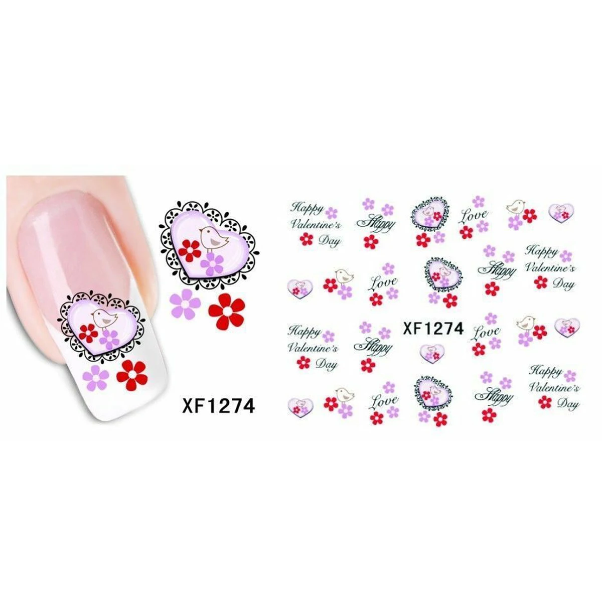 Модные 3D наклейки для ногтей сексуальные губы девушка дизайн переводная бумага