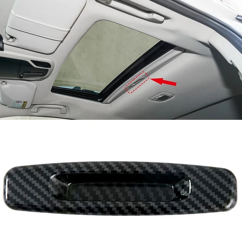For Subaru Outback Legacy 2020 2021 Car Sunroof Handle Cover Trim Roof Decor Frame Accessories Carbon Fiber Sticker | Автомобили и