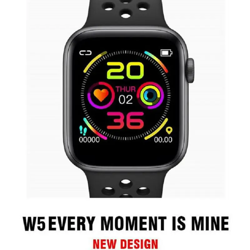 

W5 Smart Watch Sport Wristband Heart Rate Monitor Calories Fitness Tracker IP67 Waterproof Bluetooth Smartwatch For iOS Android