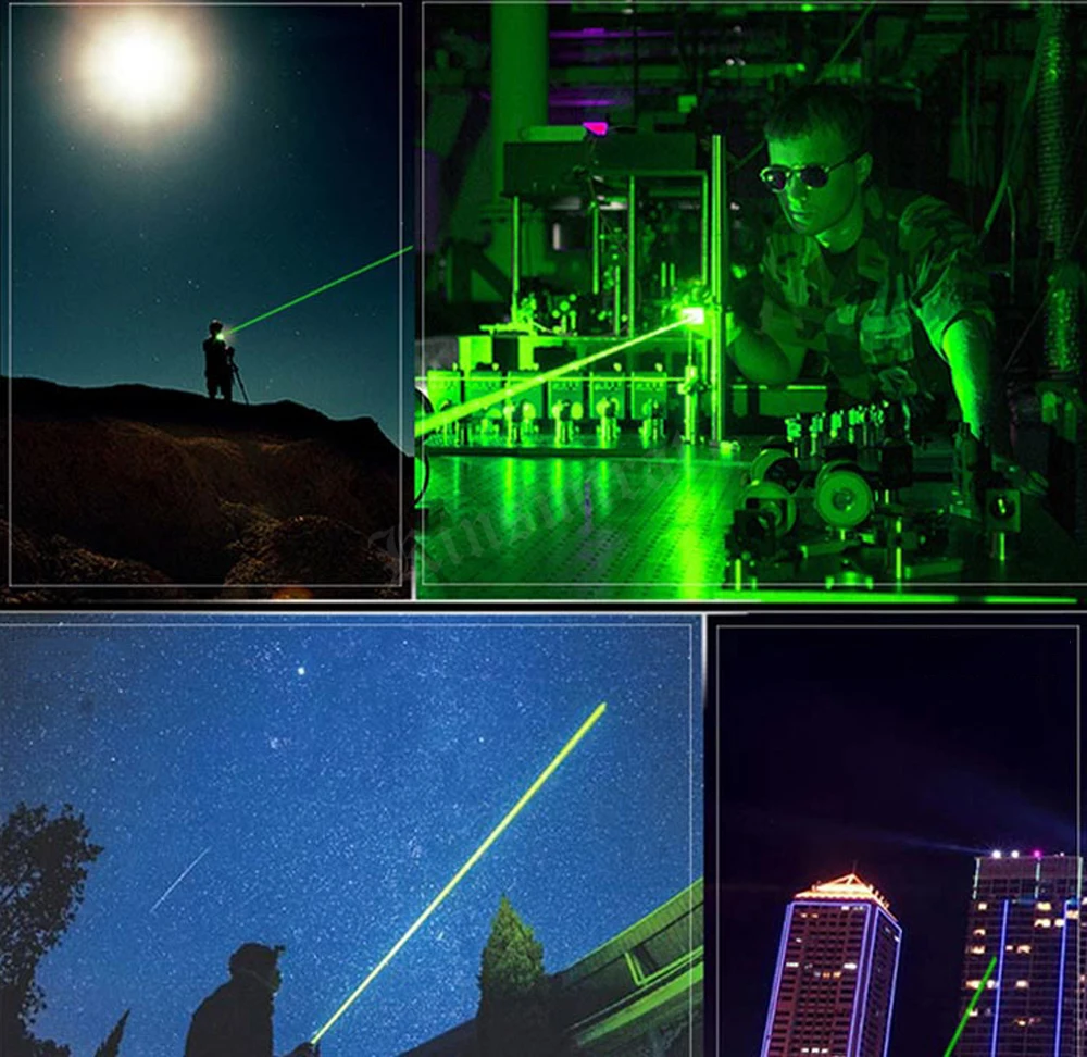 

532nm 5mW Green Laser Sight Series laser 303 pointer Powerful device Adjustable Focus Lazer lasers pen without Battery