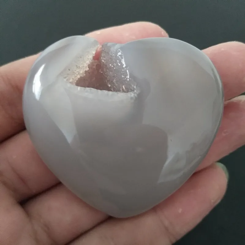 Натуральные камни и кристаллы кристалл сердце агат кластер домашний декор