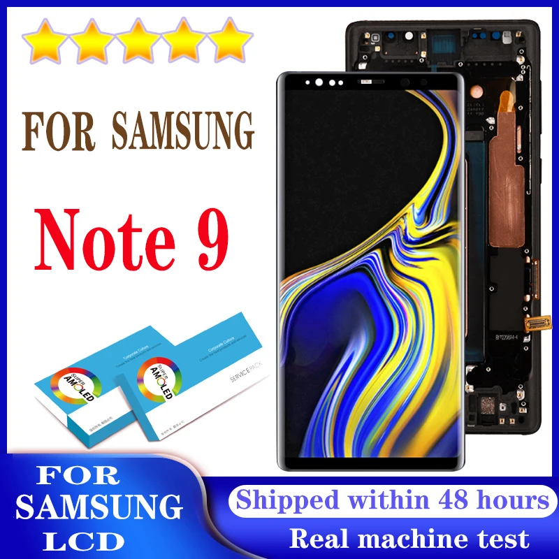 Оригинальный Amoled 6 4 ''ЖК дисплей для Samsung Galaxy Note 9 Note9 N960F с сенсорным экраном