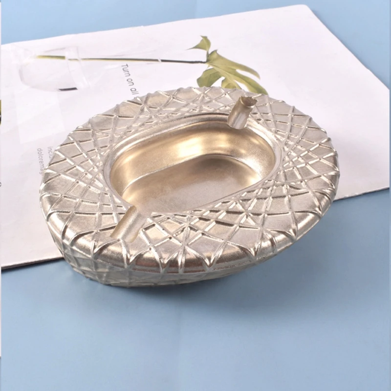 

DIY Crafts Decorations Container Making Tool Crystal Epoxy Resin Mold Mirror Ashtray Silicone Mould