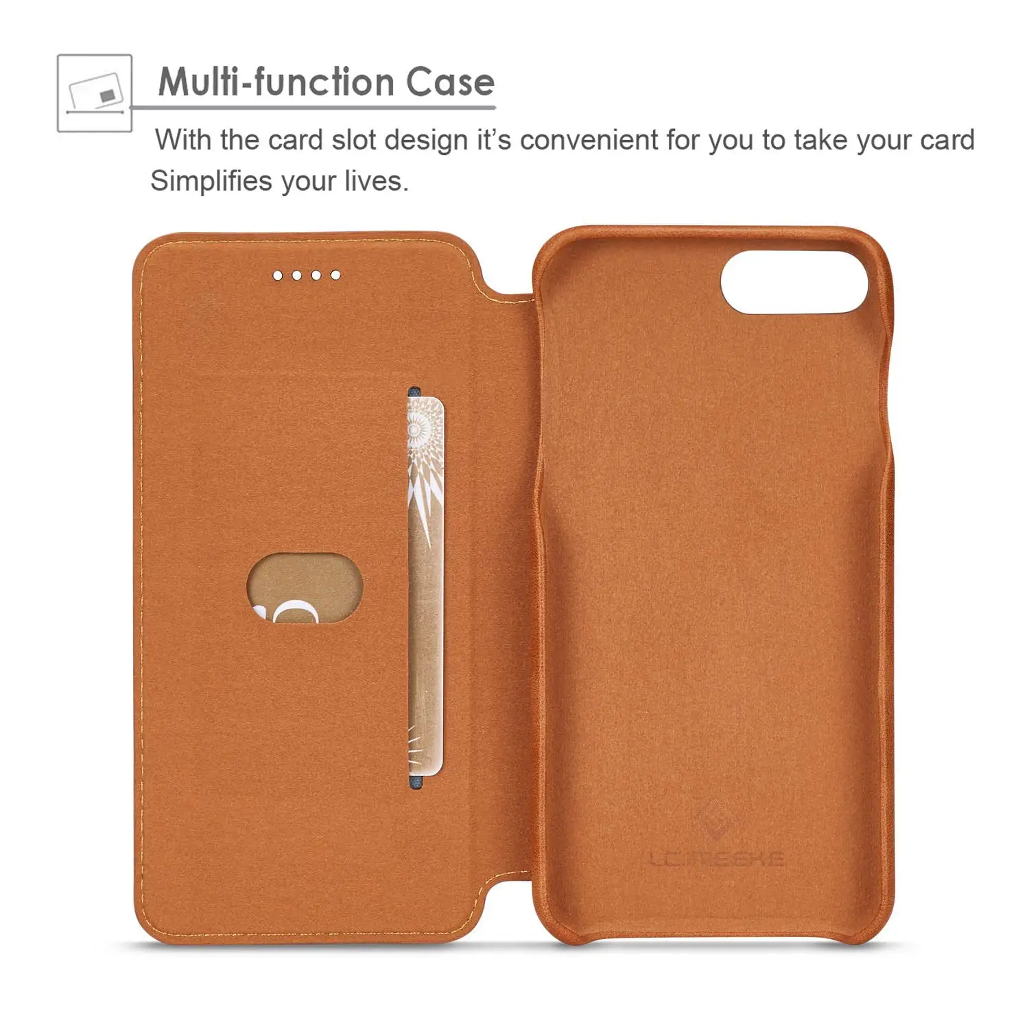 Винтажный тонкий кожаный чехол-книжка для iPhone 6, 7, 8 Plus, XS, 11 Pro, Max, XR, X, с магнитной застежкой, с функцией подставки, с отделением для карт, чехол-кошелек