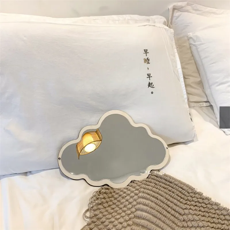 Деревянная рамка акриловое зеркало для макияжа декоративное неправильной формы