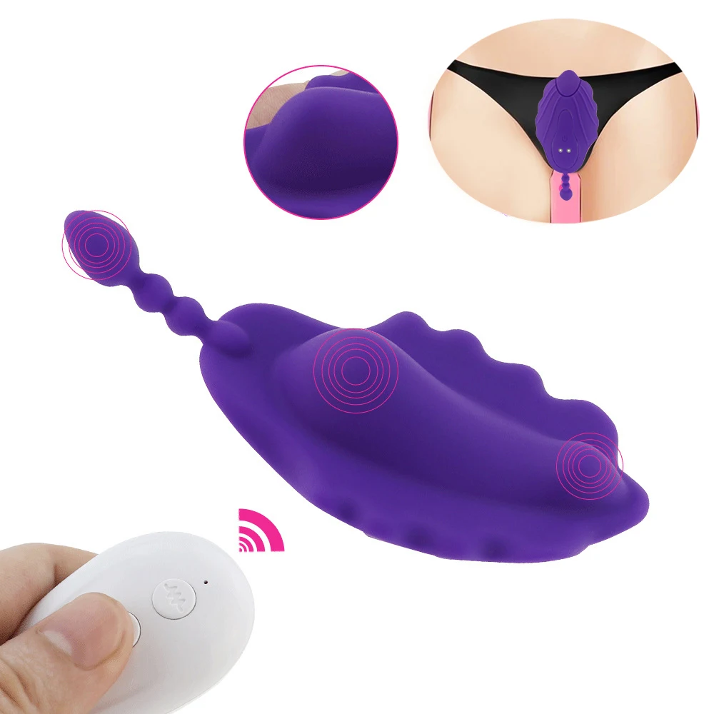 Вибратор 10 скоростей перезаряжаемый беспроводной с дистанционным управлением