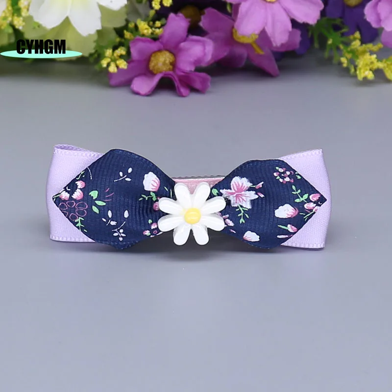 

wholesale cute Barrettes ribbon hair clips for women headwear silk girls hairpins spinki do wlosow hanfu hair accessory D01-12