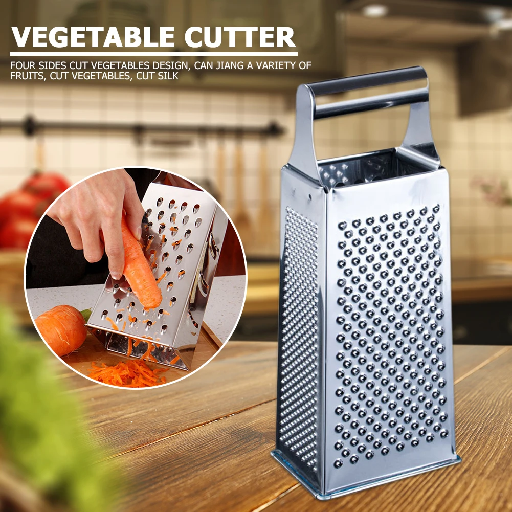 1 шт. мини четырехсторонняя терка из нержавеющей стали строгальный