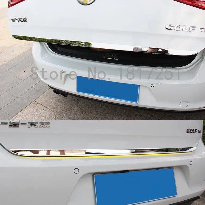 Дверная наклейка для VW Golf 6 MK6 Volkswagen отделка задней двери из нержавеющей стали