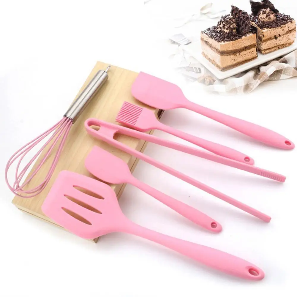 

Kitchen Silicone Cooking Utensil Set Kitchenware Non-stick Cookware Cooking Tool Egg Beaters Shovel Spoon Soup Kitchen Utensils