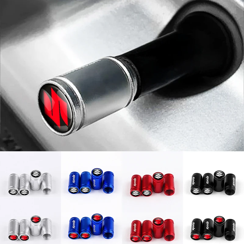 4 шт. металлические автомобильные клапаны для колесных шин воздушные колпачки