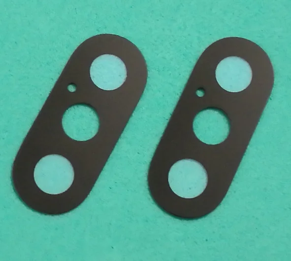 50 шт. Новинка Задняя крышка объектива камеры стеклянная с наклейкой клейкая