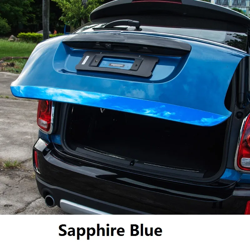 Накладка на заднюю дверь багажника из нержавеющей стали накладка крышку для мини