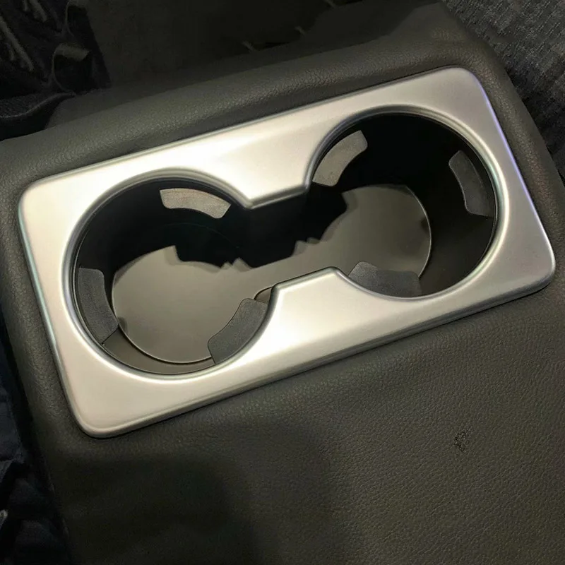 

For Mazda CX-30 CX30 2019 2020 ABS Car Accessories Rear Seat Water Cup Holder Cover Trim Water Bowl Frame Styling