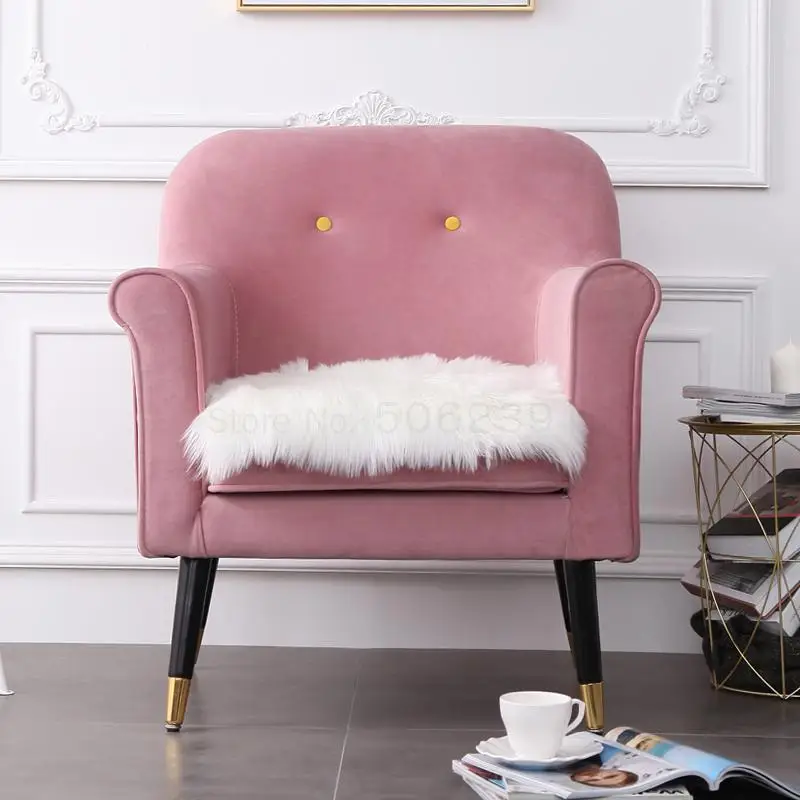 Один скандинавский диван Сетка Красный ins свет роскошные маленькие квартиры