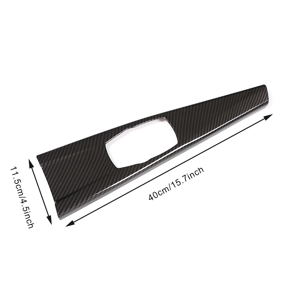 Автомобильная крышка мультимедийной панели из углеродного волокна отделка