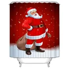 Водонепроницаемый занавес для душа, 12 крючков, 180*180 см