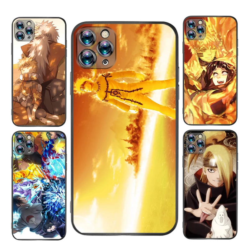 

NarutoLY's SasukeLY's Kakashi Phone Case For iPhone X XS XR MAX Anime Cellphone Mobilephone TPU Waterproof Phone Cove