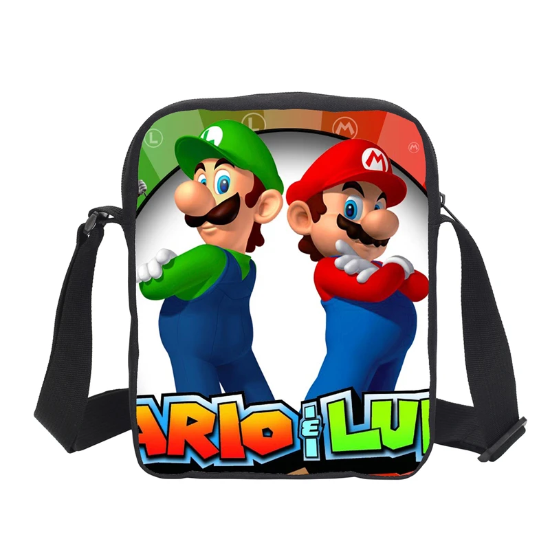 Красный Комплект из 3 предметов, школьный рюкзак с принтом «Super Mario Bros» для мальчиков-подростков, школьные сумки для девочек, сумка для книг, детский ноутбук, Mochila Infantil - Цвет: Красный