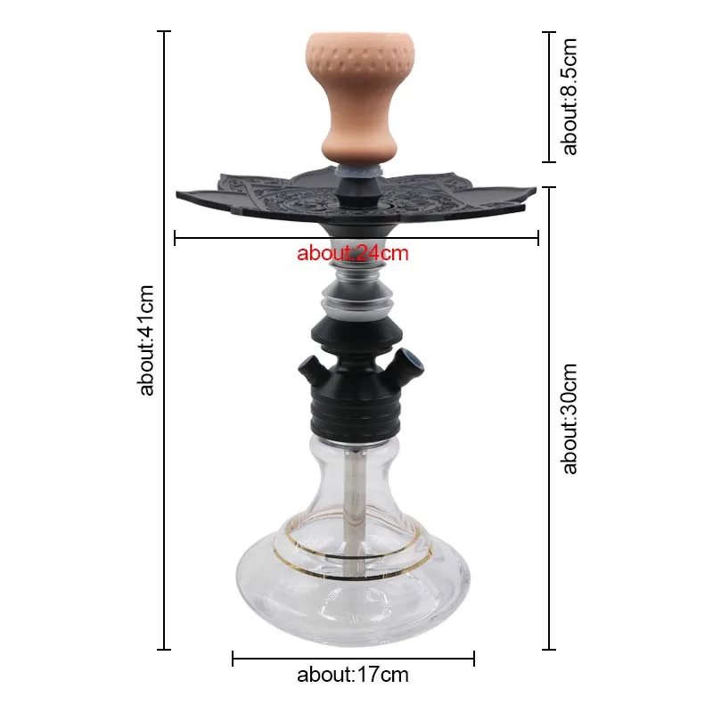 1 шт. стекло малого размера трубка для кальяна комплект чаша металла древесный