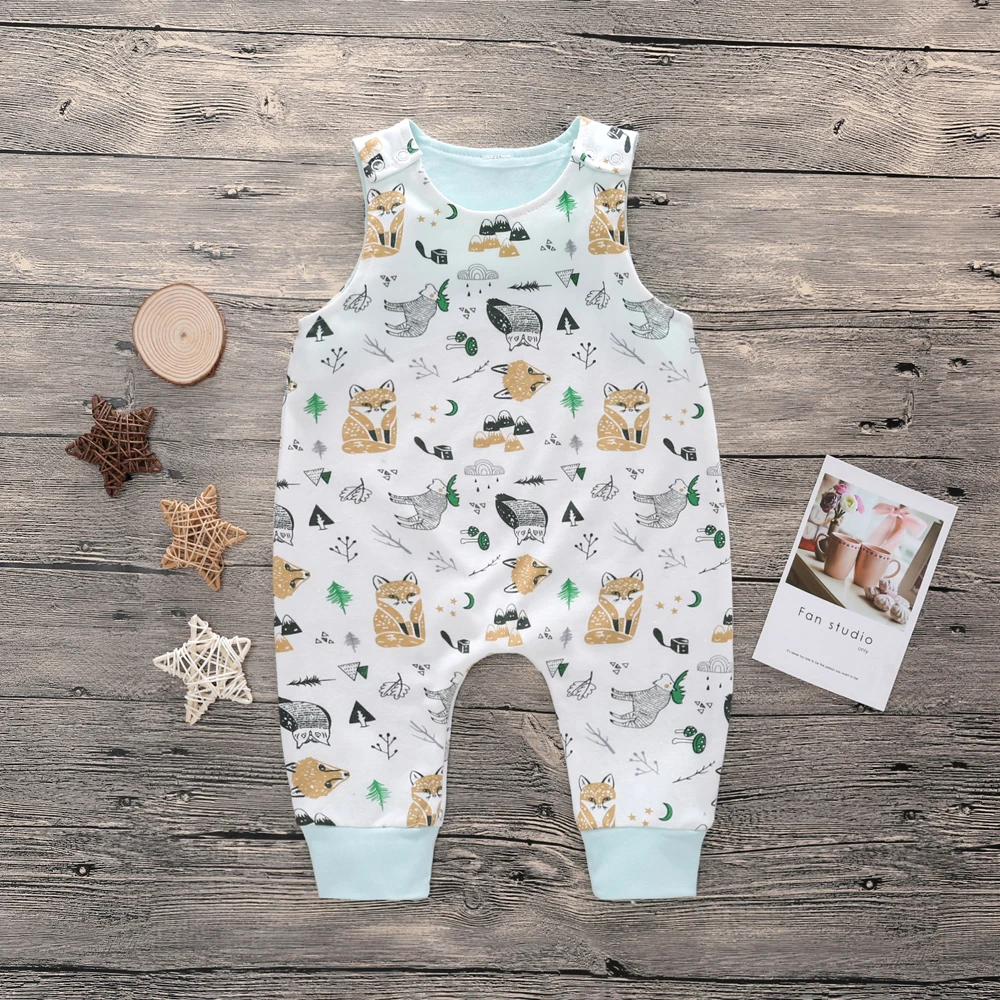 Комбинезоны для детей летние хлопковые комбинезоны мальчиков и девочек 0 24