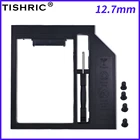 TISHRIC 12,7 мм 2nd Hdd 2,5 HDD HD SSD Hdd корпус SATA3.0 Caddy внешняя коробка для жесткого диска для ноутбука CD-ROM DVD-ROM оптического устройства